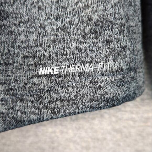 Hurley Logo Gray Zip-up Hoodie Nike Therma-fit Boys Size Small - Picture 4 of 7
